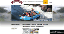 Desktop Screenshot of dandelijunglelodges.com